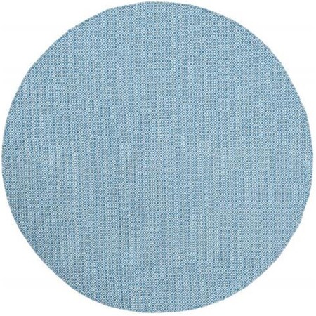 Safavieh 6 x 6 ft. Round Montauk Hand Woven RugIvory & Blue MTK717C-6R
